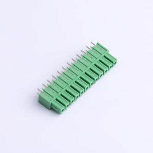 DB2EB-3.81-12P-GN 插拔式接线端子 3.81mm 绿色 插件,P=3.81mm原