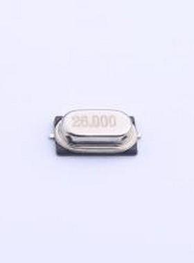 26M 12PF 10PPM 无源晶振 26MHz ±10ppm 12pF HC-49S-SMD-
