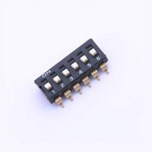 KF1027B-06P-G00-ON-01B 拨码开关 拨码开关 SMD-12P,6.2x16.2mm