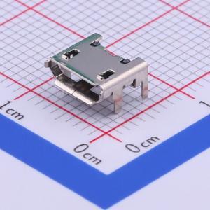 U254-051N-4BH806 USB连接器 Micro-B 母座 卧贴 原装现货