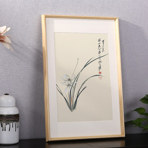 任意尺寸国画框实木中式