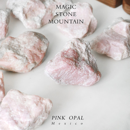 欧泊粉澳宝原石摆件安抚平静疗愈