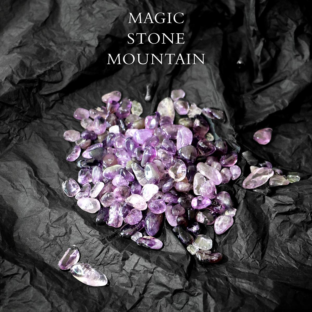 天然紫水晶白水晶碎石净化消磁罐