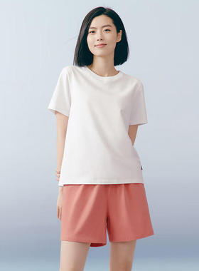 女士家居裤女士夏季新品凉感睡裤3A抗菌弹力短裤女50730