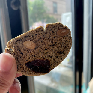 手工制作不加油无蔗糖无代糖红茶杏仁脆饼切片饱腹感好饼干有蛋奶