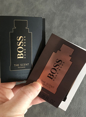 满50包邮 hugo bossThe Scent浓情之味加强版男香1.5ml 辛辣芳香