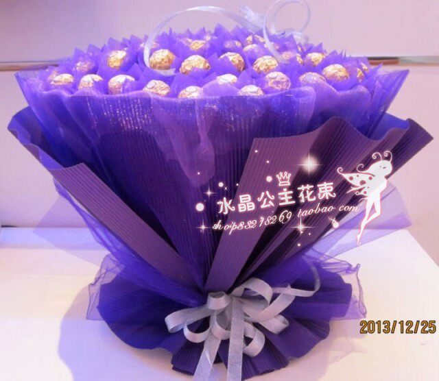 heart-shaped 99 chocolate violet Bouquet of flowers birthday Christmas Send his girlfriend gift girl student Tanabata Send his girlfriendin the Snacks/Nuts/Specialty , Chocolate , Brownies  category - from Buy2taobao.com to provide professional Taobao agent buy service