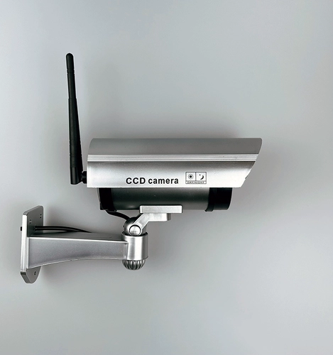 Реалистичная камера видеонаблюдения, монитор, антенна с подсветкой, манекен головы