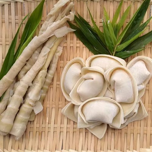 荞麦黑皮笋尖鲜肉2盒手工现包