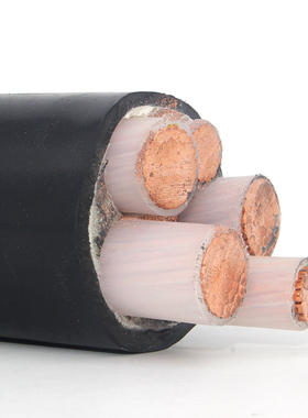 国标铜芯150平方4芯YJV70 95 120平方185动力电缆3+1阻燃铠装室u.