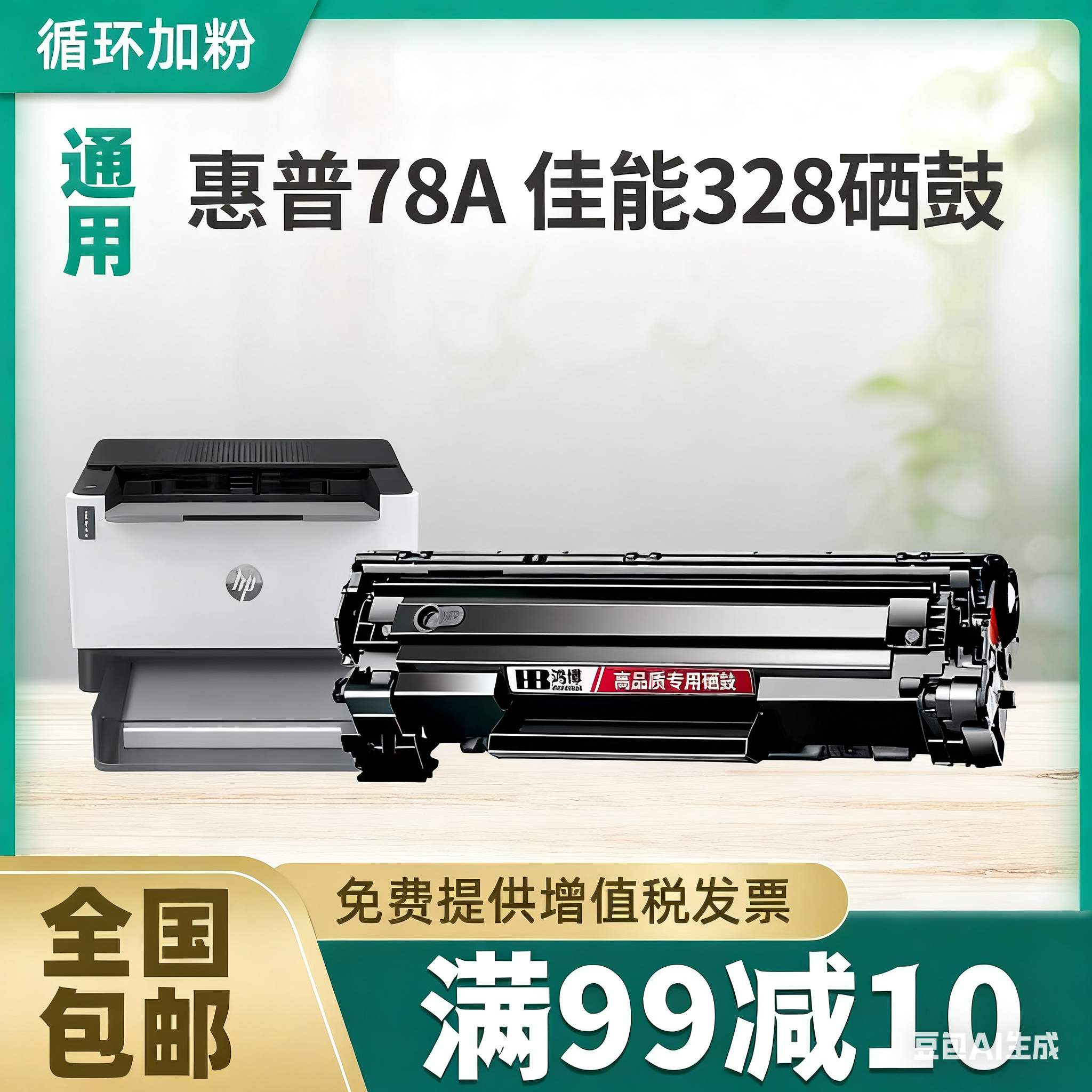 适用佳能CRG-328惠普CE278A硒鼓