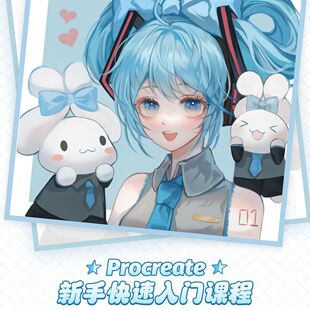 翼狐Ipad-Procreate教程新手零基础手绘插画快速入门视频课程