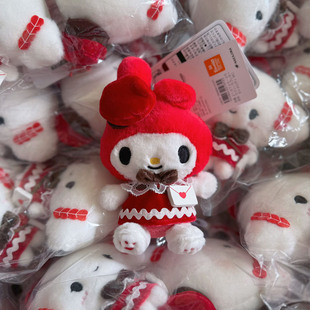 日本正版三丽鸥Sanrio浪漫信封爱情邮差kitty美乐蒂毛绒挂件