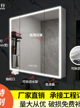 怡家行加热除雾镜柜发光底板可拆