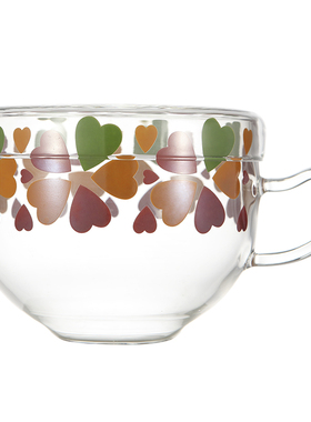 名到MIODO 日本原装进口 单层玻璃杯牛奶杯印MC-HJ450