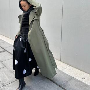 【现货5折】Paris Georgia 24FW 长款系带风衣外套 DOUBLEBOO