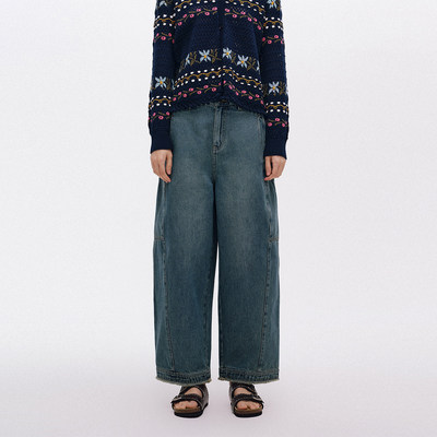 【现货】ICE DUST 26SS 春夏新款弯刀阔腿裤 DOUBLEBOO