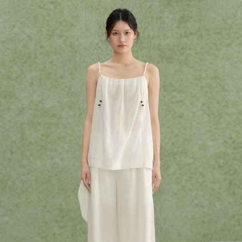 【现货】La Maison Crochet 26SS新款串珠设计吊带上衣 DOUBLEBOO
