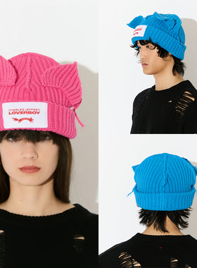 【现货】Charles Jeffrey LOVERBOY 25AW 耳朵毛线帽 DOUBLEBOO