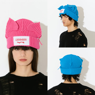Jeffrey Charles LOVERBOY 25AW DOUBLEBOO 耳朵毛线帽 现货