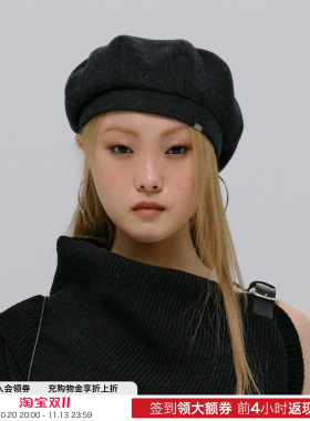 【现货】HYEIN SEO 26秋冬新款羊毛贝雷帽 DOUBLEBOO