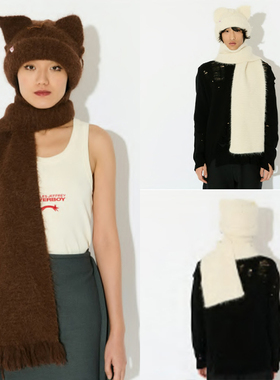 【现货】Charles Jeffrey LOVERBOY 25AW 毛线帽围巾 DOUBLEBOO
