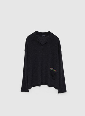 【现货】AUBRUINO 26AW 新款手工绣针织长袖 DOUBLEBOO