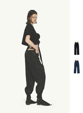 【现货】PUSHBUTTON 25PS 收腰廓版直筒长牛仔裤 DOUBLEBOO