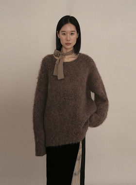 【现货】Piacevole e 25AW 卡其色针织毛衣 DOUBLEBOO