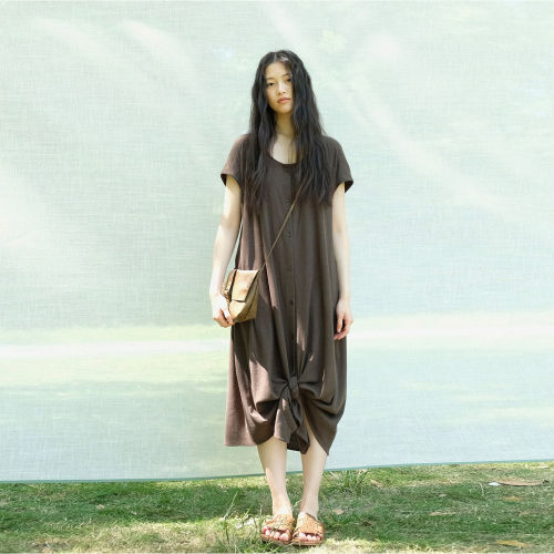 【现货】the dressmaker 26SS 新款圆领绑结连衣裙 DOUBLEBOO