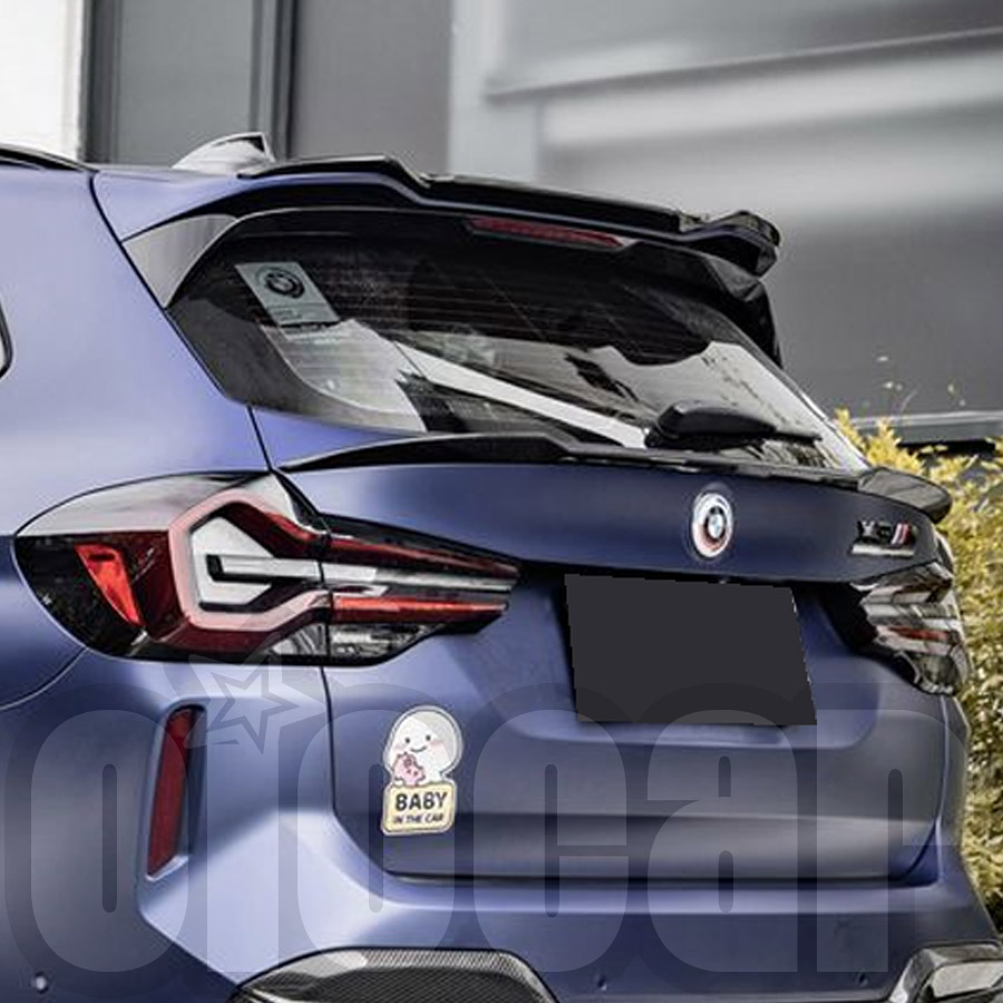 适用于宝马 F97 X3M oiomotors改装干碳碳纤维后备箱中部尾翼