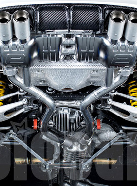 适用于宝马F8x M3 M4德国Eisenmann四出排气中尾段排气