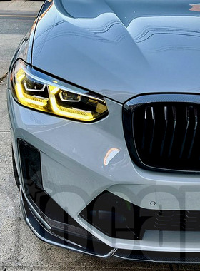 宝马X3 X4 F97 X3M X4M 改装oiomotors柠檬黄天使眼模块 黄金眼