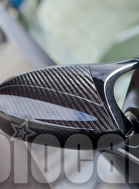 宝马E90 M3 E92 M3 E82 1M oiomotors MP干式碳纤维替换后视镜壳