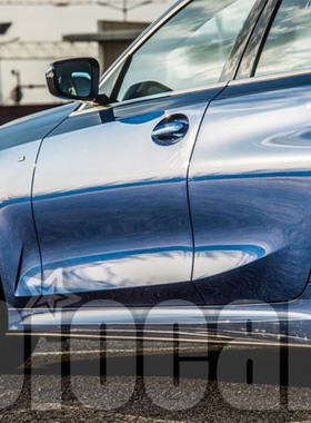 宝马3系G20 G28专用 AC款改装侧裙下巴 高亮黑