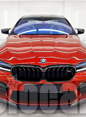 宝马F90 LCI 2021款M5专用 CFA正品2片式碳纤维改装前包角 前唇