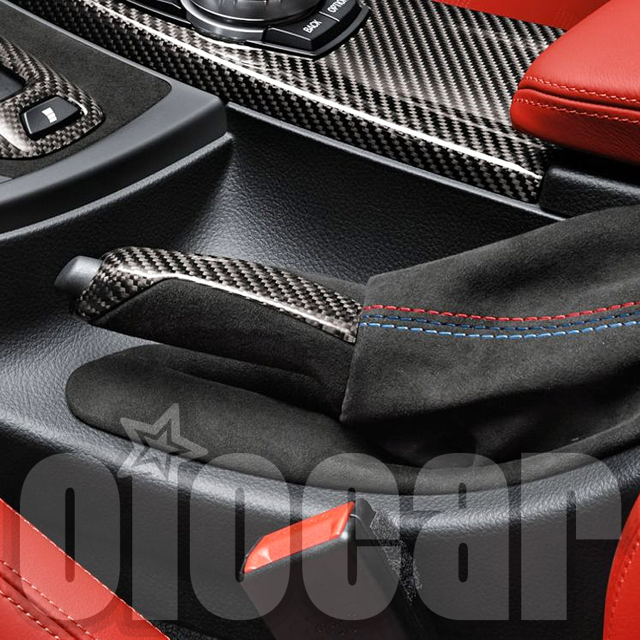 适用于宝马F8x M3 M4  F3x 3系 4系 碳纤维手刹+防尘套