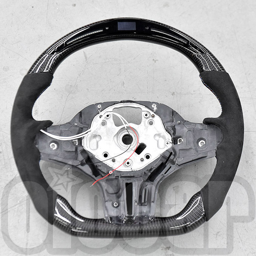 oiomotors方向盘LED碳纤维+真皮