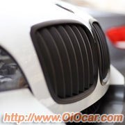 宝马X6 X6M E71/X5 X5M E70 运动款亚光黑色改装中网鼻头