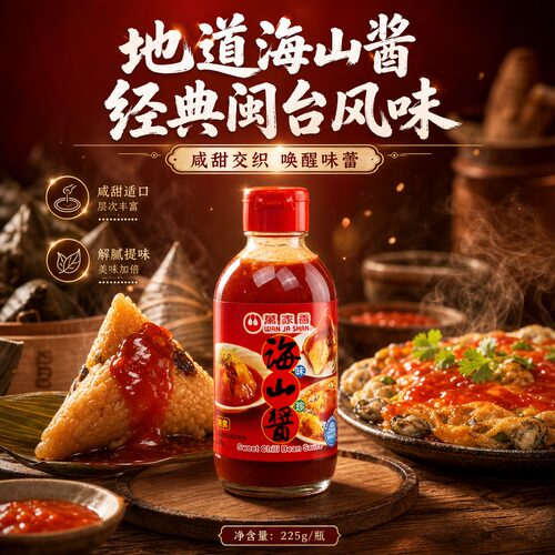 正宗台湾万家香海山酱调味酱蘸酱