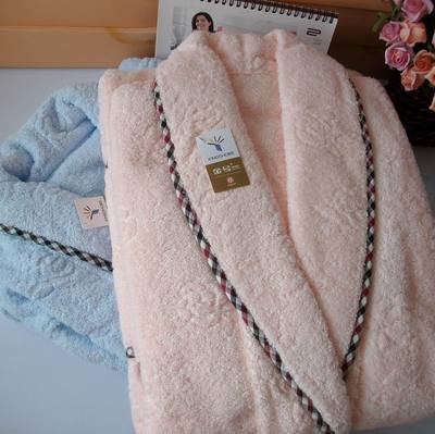 金号浴袍纯棉浴衣成人加厚加大