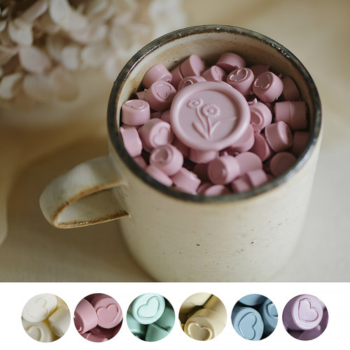 一只甜桔高定火漆蜡粒