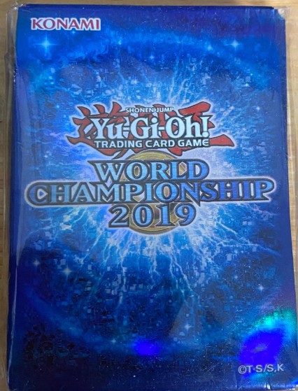 蓝海卡牌游戏王决斗者官方卡套WCS2019世界赛100枚绝版限定