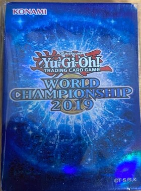 蓝海卡牌游戏王决斗者官方卡套WCS2019世界赛100枚绝版限定