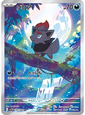 蓝海日文PTCG宝可梦集换式卡牌纯白闪焰 SV11W 140 AR 索罗亚