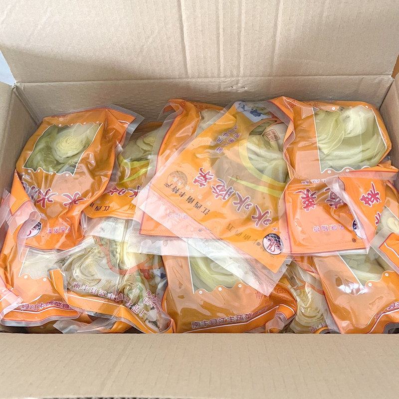 整箱包邮南丰腌菜280g*30袋 水水牌芥菜泡菜菜芯 鱼酸菜盐菜咸菜