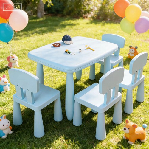 儿童桌子幼儿园家用塑料写字套装
