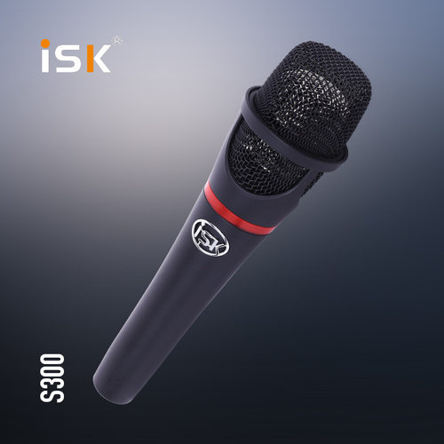 isks300电容手持手机k歌麦克风