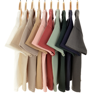 t恤纯棉圆领中大童儿童半袖 男童短袖 白色 夏季 重磅220g班比纳童装