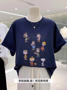 T0116-P25 精梳纯棉 S-XXXL夏装短袖T恤女图片